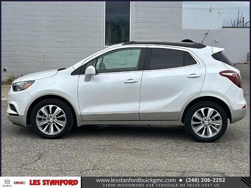 White Frost Tricoat 2020 Buick Encore Preferred