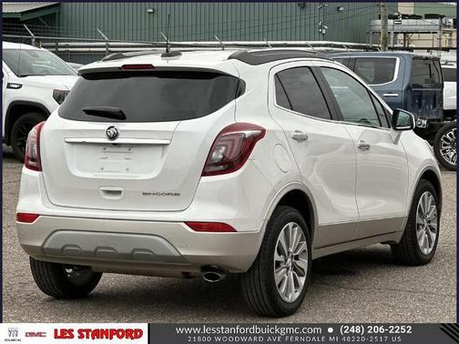 White Frost Tricoat 2020 Buick Encore Preferred
