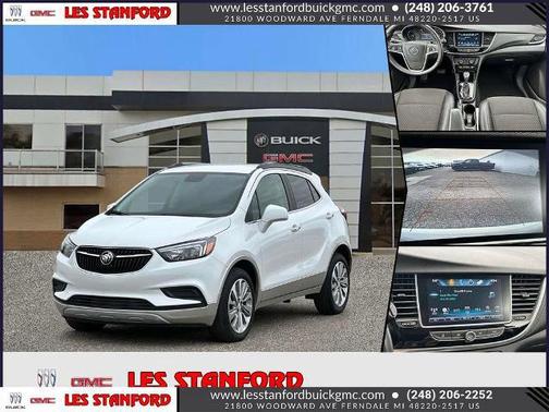 White Frost Tricoat 2020 Buick Encore Preferred