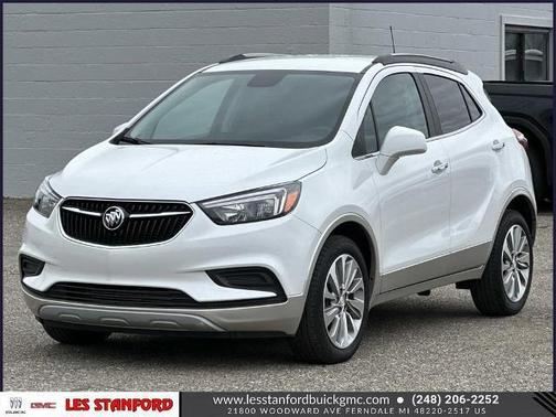 White Frost Tricoat 2020 Buick Encore Preferred