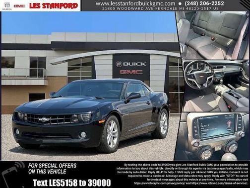 Black 2013 Chevrolet Camaro 1LT