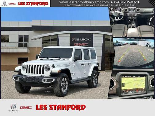 Bright White 2022 Jeep Wrangler Unlimited Sahara