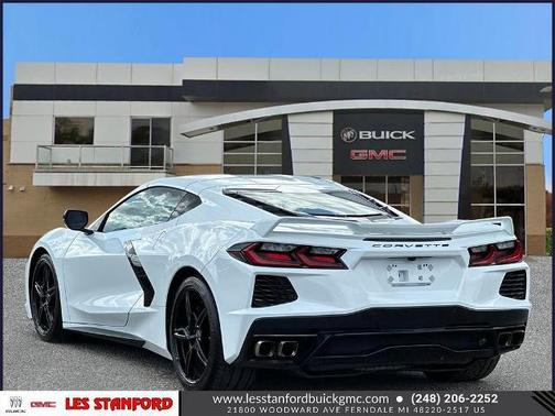 Arctic White 2021 Chevrolet Corvette Stingray w/1LT