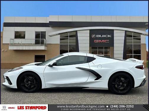 Arctic White 2021 Chevrolet Corvette Stingray w/1LT