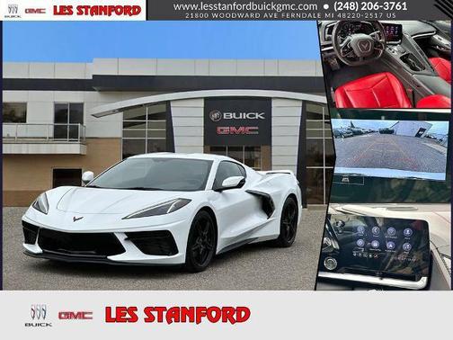 Arctic White 2021 Chevrolet Corvette Stingray w/1LT