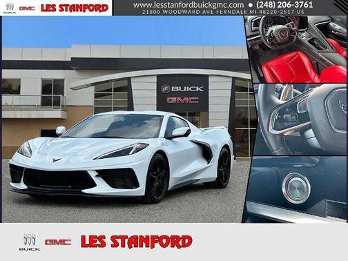 Arctic White 2021 Chevrolet Corvette Stingray w/1LT