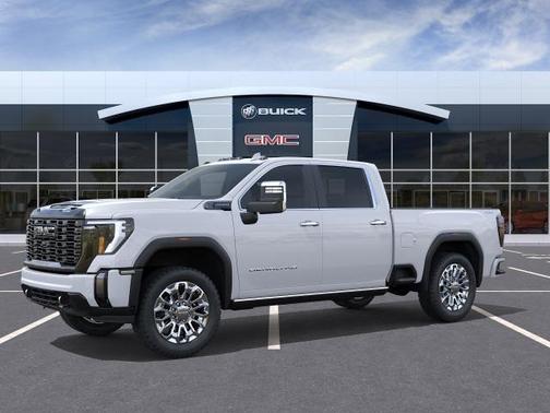 Glacier White Tricoat 2026 GMC Sierra 2500 Denali Ultimate