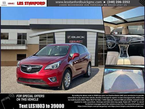 Chili Red Metallic 2019 Buick Envision Essence