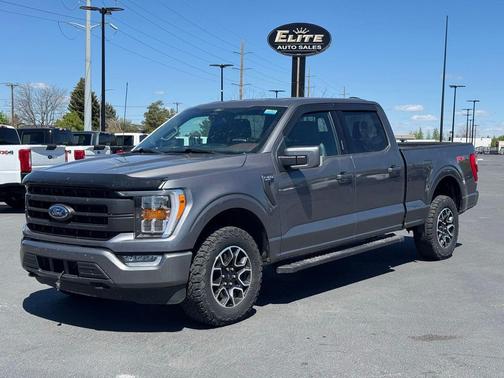 Gray 2022 Ford F-150 Lariat