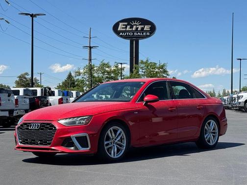 Progressive Red Metallic 2024 Audi A4 45 S line Premium Plus