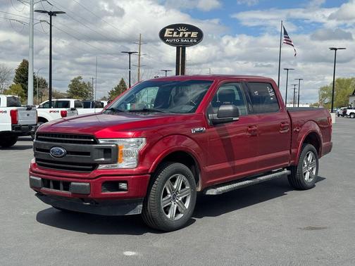 Red 2018 Ford F-150 XLT
