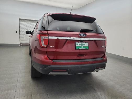 Red 2019 Ford Explorer XLT