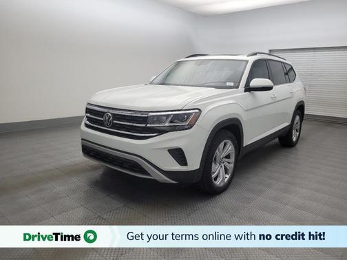 Pure White 2022 Volkswagen Atlas 3.6L SE w/Technology