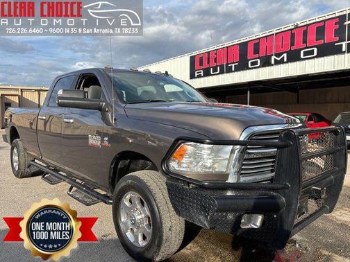 2018 RAM 3500 Big Horn Crew Cab 4x4 8' Box