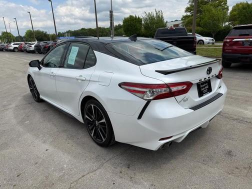 White 2019 Toyota Camry XSE