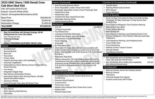 2023 GMC Sierra 1500 Denali