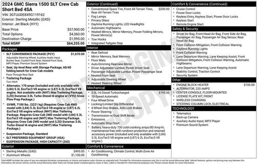 2024 GMC Sierra 1500 SLT