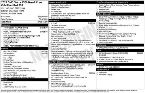 2024 GMC Sierra 1500 Denali
