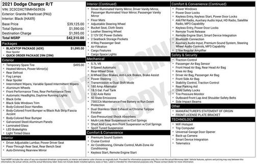 2021 Dodge Charger R/T