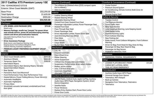 2017 Cadillac XT5 Premium Luxury