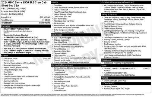 2024 GMC Sierra 1500 SLE