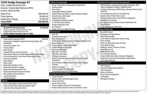 2025 Dodge Durango GT