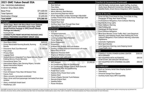 2021 GMC Yukon Denali