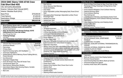 2024 GMC Sierra 1500 AT4X