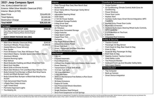 2021 Jeep Compass Sport