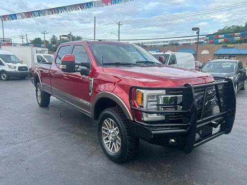 Maroon 2018 Ford F-350 King Ranch