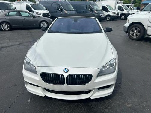 Pearl White 2014 BMW 650 2dr Conv 650i RWD