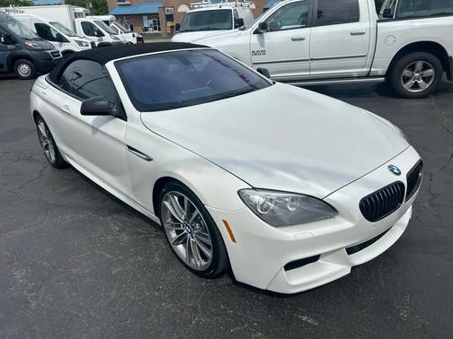 Pearl White 2014 BMW 650 2dr Conv 650i RWD
