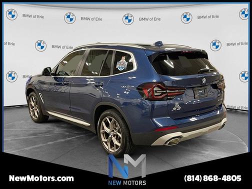 Blue Metallic 2022 BMW X3 xDrive30i