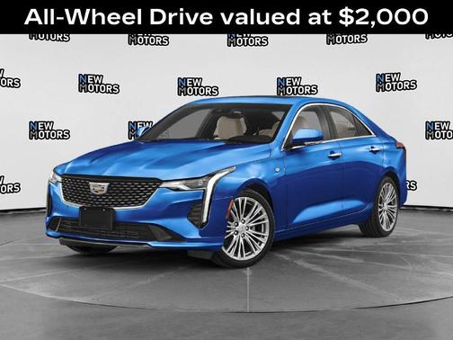 Wave Metallic 2023 Cadillac CT4 Luxury