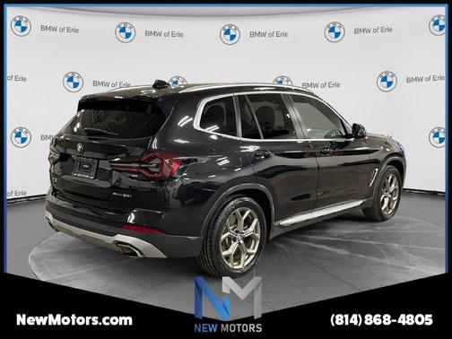 Black Sapphire Metallic 2022 BMW X3 xDrive30i