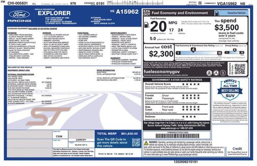 Avalanche 2027 Ford Explorer ST