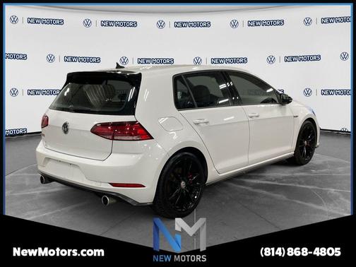 Pure White 2021 Volkswagen Golf GTI 2.0T SE