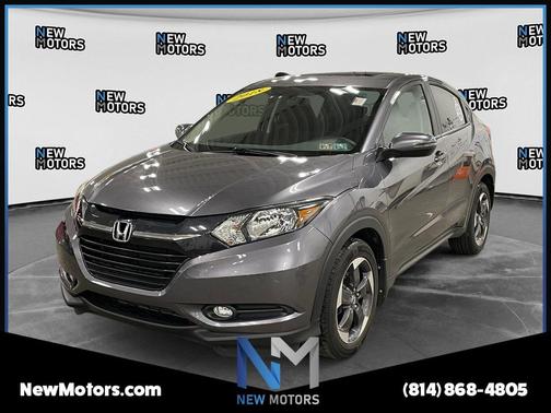 Gray 2018 Honda HR-V EX