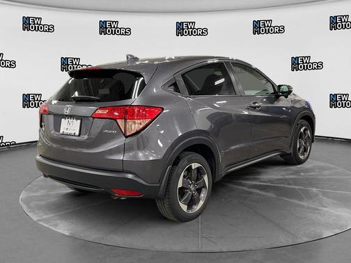 Gray 2018 Honda HR-V EX