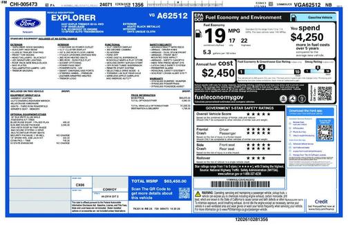 Black 2027 Ford Explorer Tremor