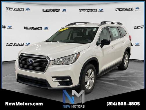 Crystal White Pearl 2019 Subaru Ascent Base 8-Passenger