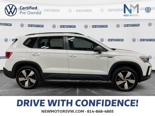 Pure White 2023 Volkswagen Taos 1.5T S