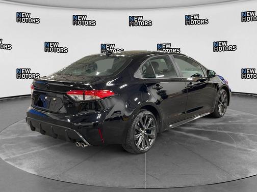 Midnight Black Metallic 2025 Toyota Corolla SE