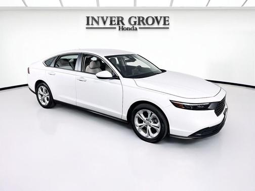 Platinum White Pearl 2024 Honda Accord LX 1.5T