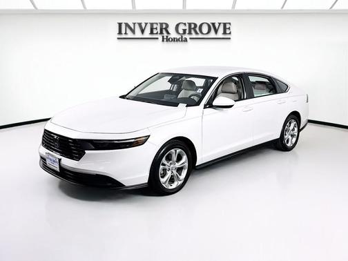Platinum White Pearl 2024 Honda Accord LX 1.5T