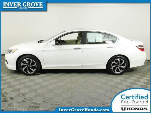 White Orchid Pearl 2017 Honda Accord EX-L