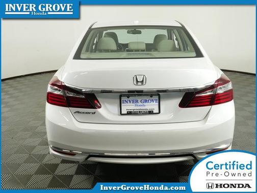White Orchid Pearl 2017 Honda Accord EX-L