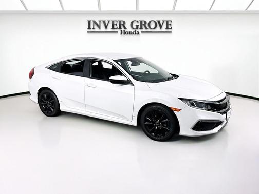Platinum White Pearl 2019 Honda Civic Sport