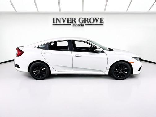 Platinum White Pearl 2019 Honda Civic Sport