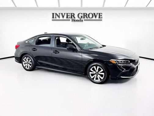 CRYSTAL_BLACK 2024 Honda Civic LX
